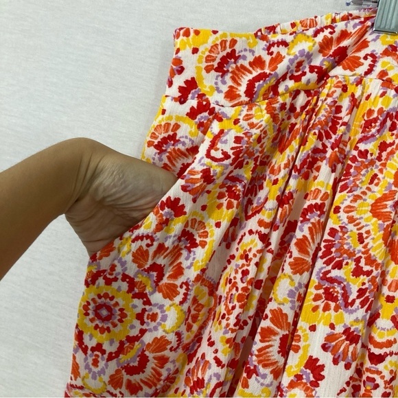 Torrid Multi Color Soft Flowy Summer Vacation Maxi Skirts size 5X - Picture 3 of 10